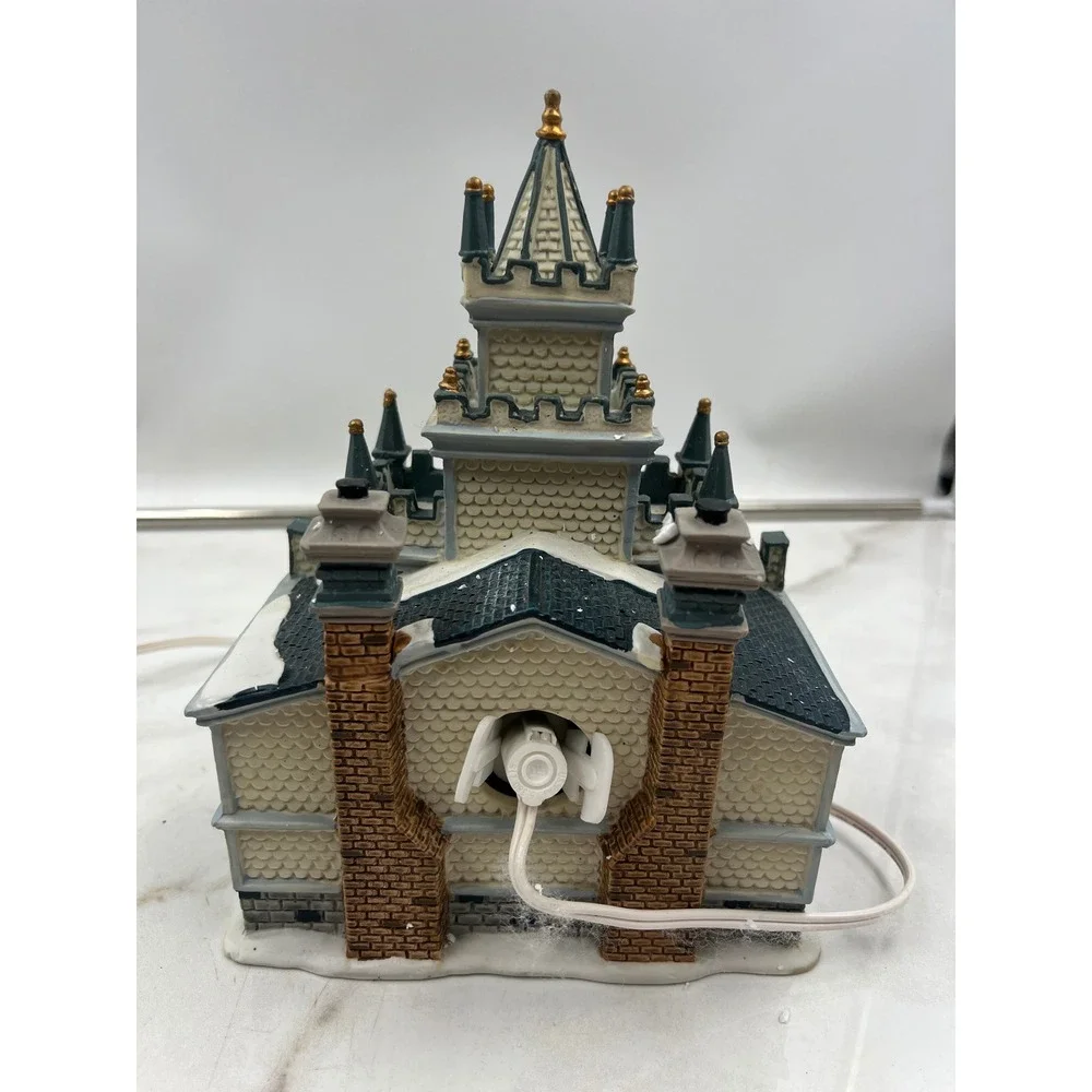 Lemax Carole Towne St John Church Wedding Set 2001 Christmas Village Lit Boxed